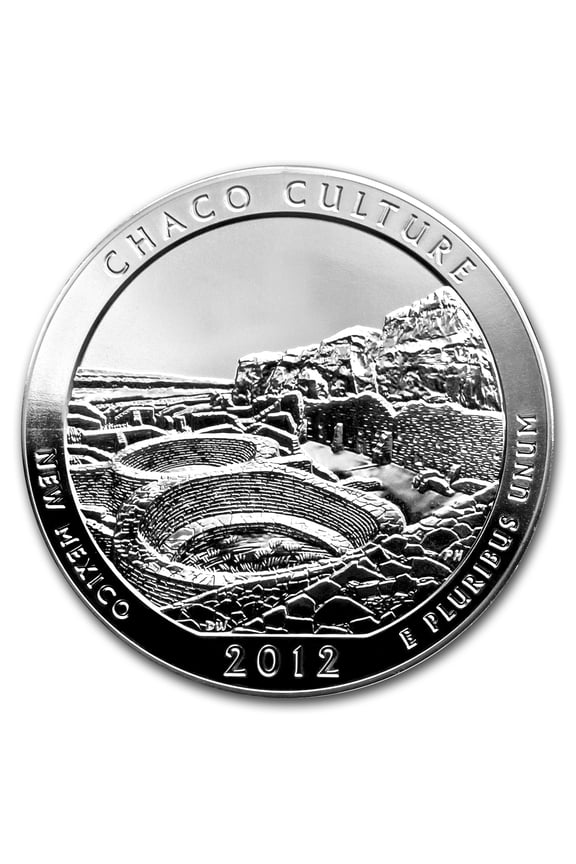 2012 5 oz Silver ATB Chaco Culture National Park, NM