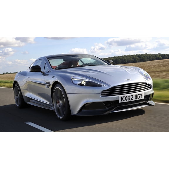 2012 Aston Martin Vanquish - 20x30 Inch Glossy Laminated Poster - Stunning Detail and Bold Colors