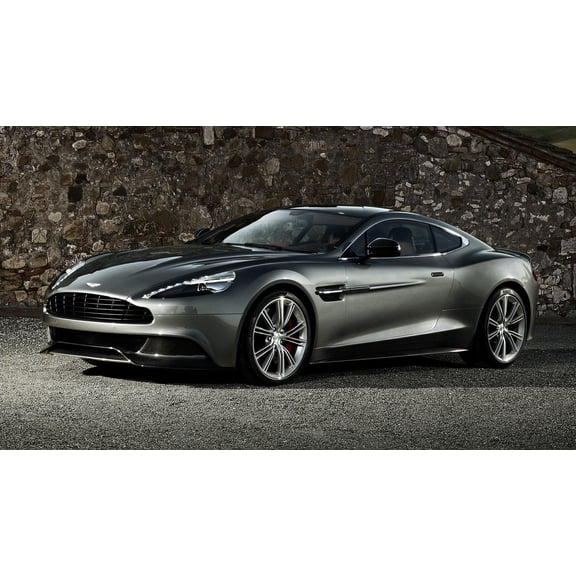 2012 Aston Martin Vanquish Style A - 20x30 Inch Glossy Laminated Poster - Stunning Detail and Bold Colors