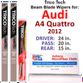 thumbnail image 1 of 2012 Audi A4 Quattro Beam Blade Wipers (Set of 3) w/Rear Wiper, 1 of 3