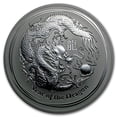 thumbnail image 1 of 2012 Australia 10 oz Silver Year of the Dragon BU (Scruffy), 1 of 2