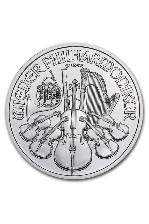 2012 Austria 1 oz Silver Philharmonic BU