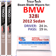 thumbnail image 1 of 2012 BMW 328i Beam Blade Wipers (Set of 2), 1 of 3