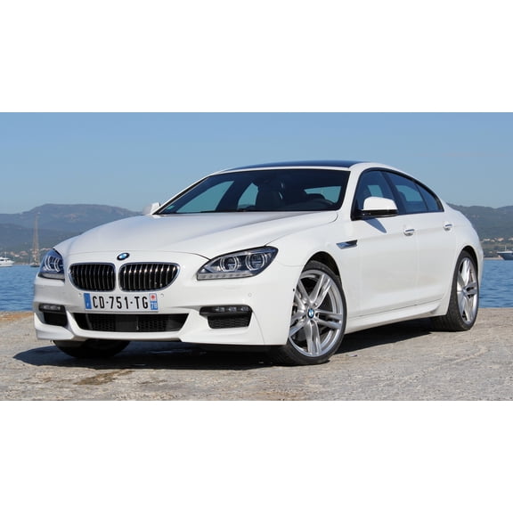 2012 BMW 6 Series Gran Coupe M Sport - 20x30 Inch Laminated Poster - Stunning Detail and Bold Colors