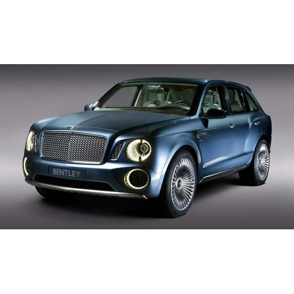 2012 Bentley EXP 9 F Concept - 24x36 Inch Laminated Poster - Stunning Detail and Bold Colors