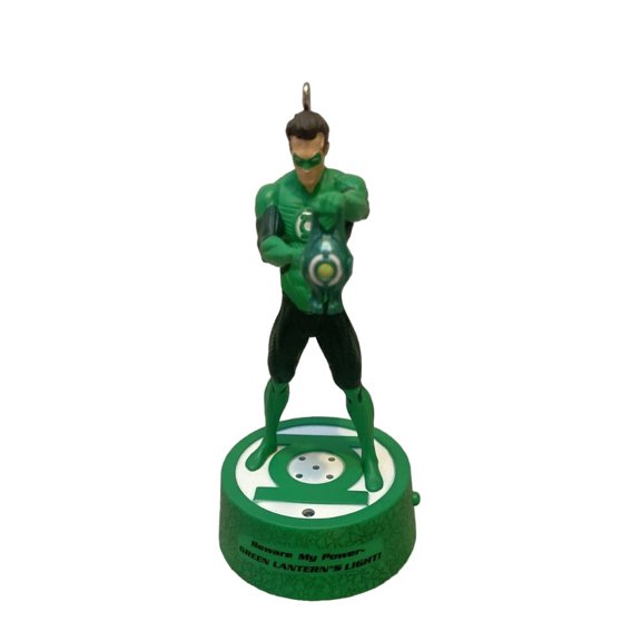 2012 Beware My Power (Green Lantern) Hallmark Keepsake Christmas Tree Ornament - QXI2851