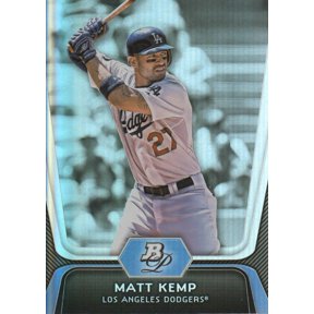 2012 Bowman Platinum #7 Matt Kemp MLB Baseball Trading Card