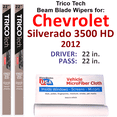 thumbnail image 1 of 2012 Chevrolet Silverado 3500 HD Beam Blade Wipers (Set of 2), 1 of 3