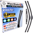 thumbnail image 1 of 2012 Chevrolet Tahoe Beam Wiper Blades Wipers w/1yr Warranty (Set of 3) w/Rear Wiper (WiperBladesUSA), 1 of 5