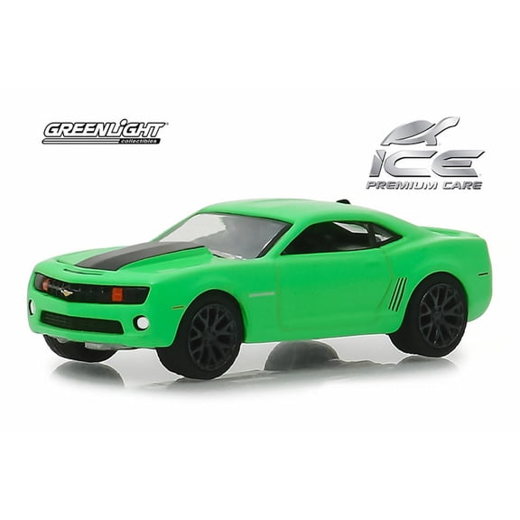 2012 Chevy Camaro SS, Turtle Wax Ice - Greenlight 30019/48 - 1/64 Scale Diecast Model Toy Car