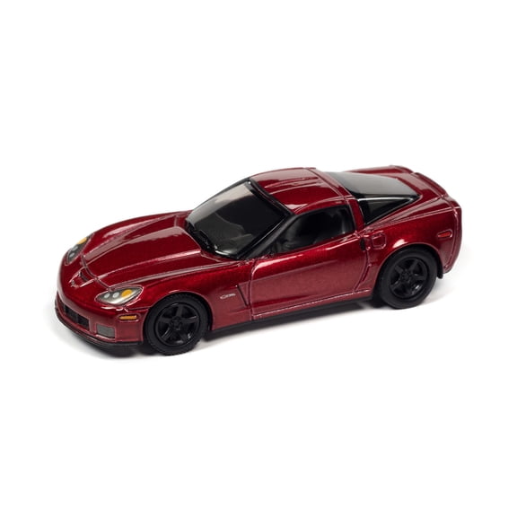 2012 Chevy Corvette Z06, Red - Johnny Lightning JLSP245/24A - 1/64 Scale Diecast Model Toy Car