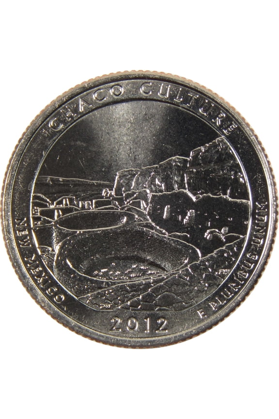 2012 D Chaco Culture National Park Quarter BU Uncirculated Clad 25c