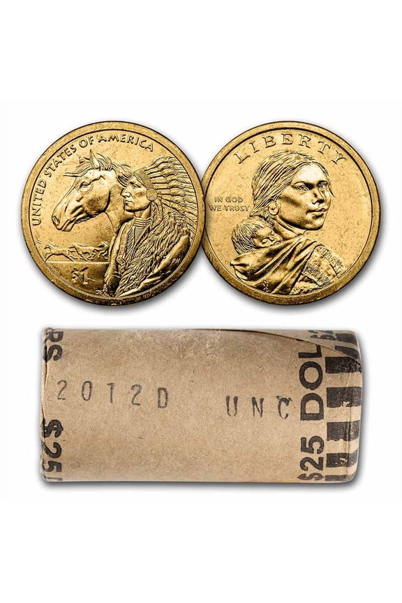 2012-D Native Amer $1 - 17th Century Trade Routes (25 Coin Roll)