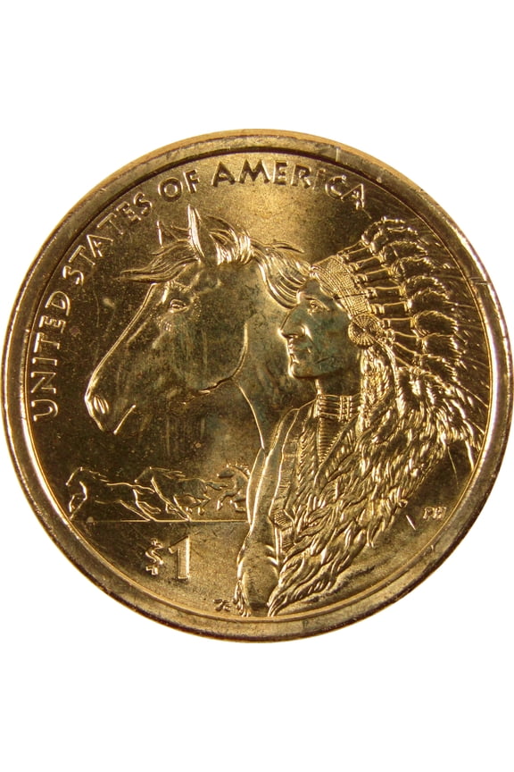 2012 D Trade Routes Native American Dollar BU Uncirculated $1 Coin