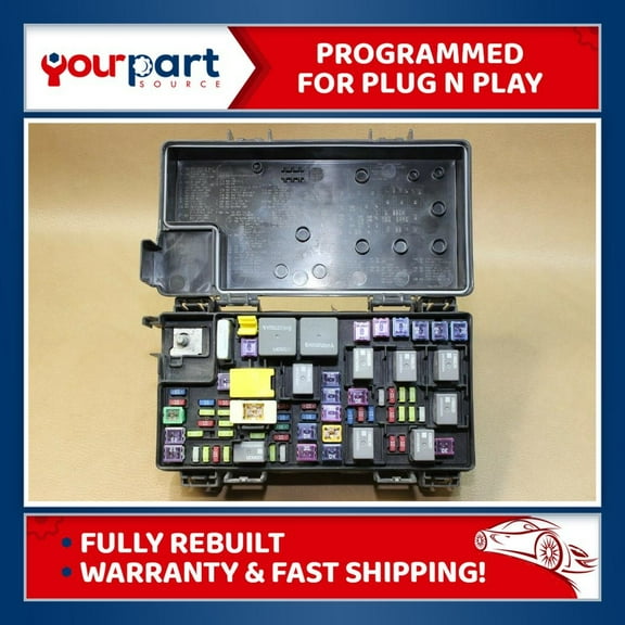 2012 DODGE CARAVAN T&C TIPM TEMIC INTEGRATED FUSE BOX MODULE 68105507 OEM REMAN TIPM