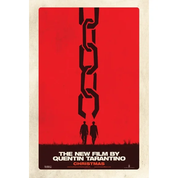 2012 Django Unchained Movie Poster Jamie Foxx Leonardo Dicaprio UNFRAMED PAPER POSTER, Home Decor
