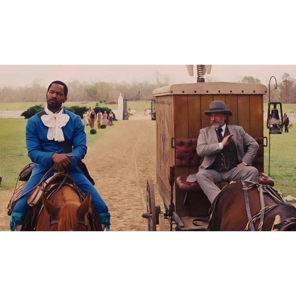 2012 Django Unchained Movie Poster Jamie Foxx Leonardo Dicaprio UNFRAMED PAPER POSTER, Home Decor