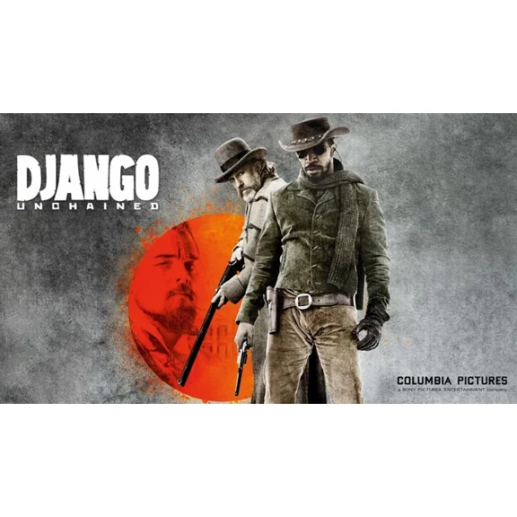 2012 Django Unchained Movie Poster Jamie Foxx Leonardo Dicaprio UNFRAMED PAPER POSTER, Home Decor