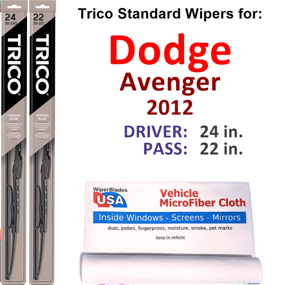 2012 Dodge Avenger Wiper Blades (Set of 2)