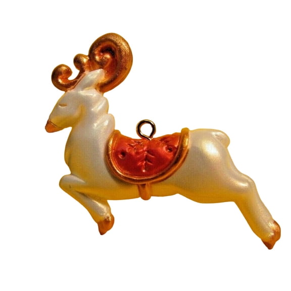 2012 Elegant Reindeer (Miniature) Hallmark Keepsake Christmas Tree Ornament - QXC9149