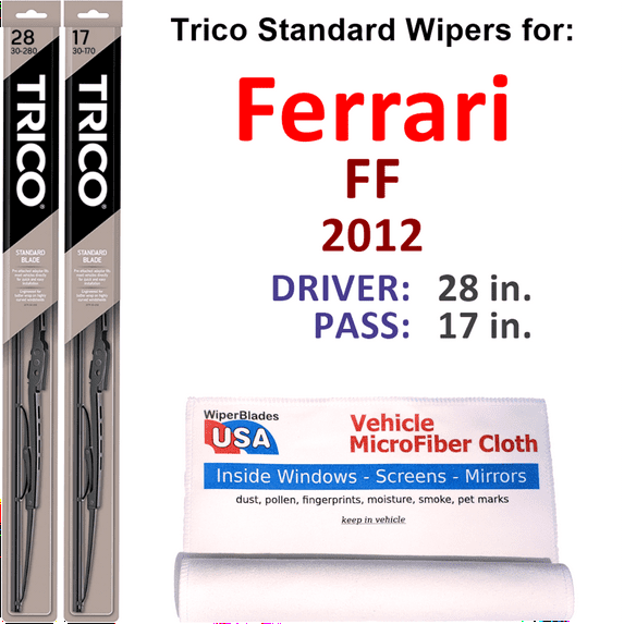 2012 Ferrari FF Wiper Blades (Set of 2)