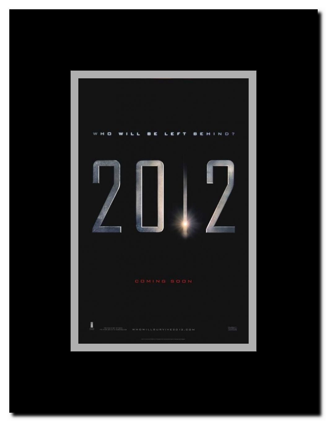 2012 Framed Movie Poster