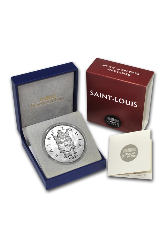 2012 France Silver 10 Legendary Collection Proof (Saint-Louis)