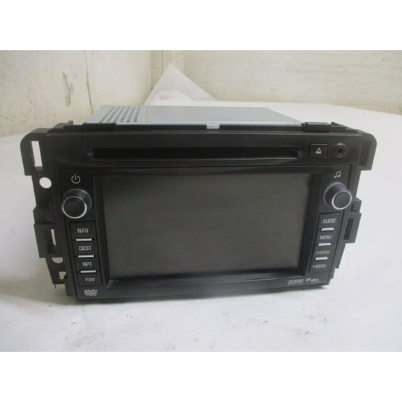Pre-Owned 2012 GMC Acadia Single Disc CD DVD Navigation Player Radio Stereo OEM LKQ - Verify Specific Vehicle Fitment In Description - (Good)