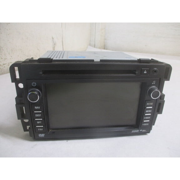 Pre-Owned 2012 GMC Acadia Single Disc CD DVD Navigation Player Radio Stereo OEM LKQ - Verify Specific Vehicle Fitment In Description - (Good)