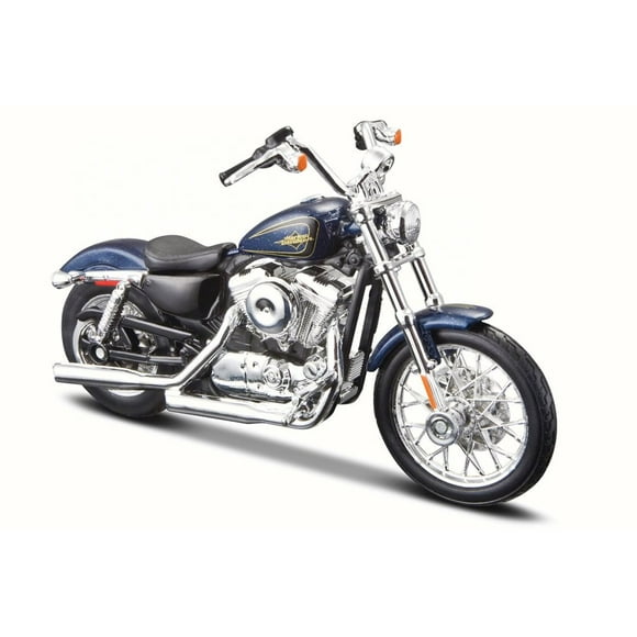2012 Harley-Davidson XL1200V Seventy-Two, Blue - Maisto 31360-34 - 1/18 Scale Diecast Motorcycle