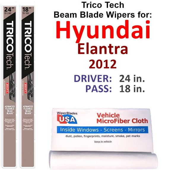 2012 Hyundai Elantra Touring Beam Blade Wipers (Set of 2)