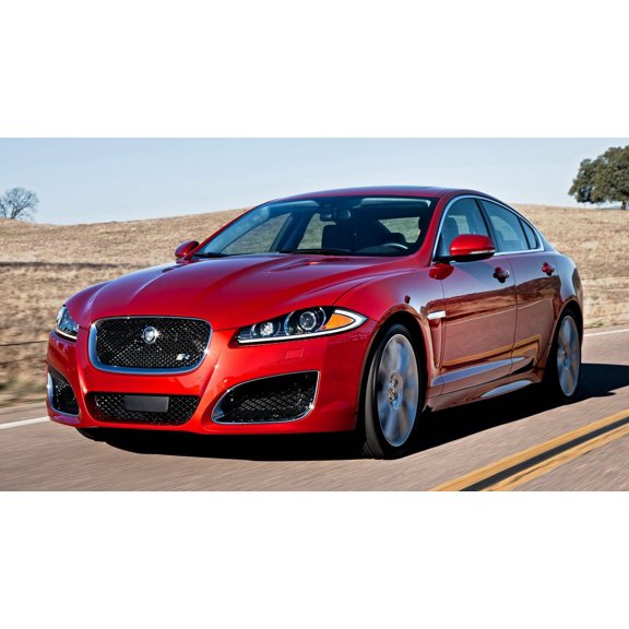 2012 Jaguar XFR - 12x18 Inch Laminated Poster - Stunning Detail and Bold Colors