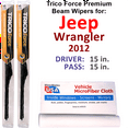 thumbnail image 1 of 2012 Jeep Wrangler Performance Beam Wipers (Set of 2), 1 of 3