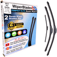 thumbnail image 1 of 2012 Kia Rondo Beam Wiper Blades Wipers w/2yr Warranty (Set of 3) w/Rear Wiper (WiperBladesUSA), 1 of 5
