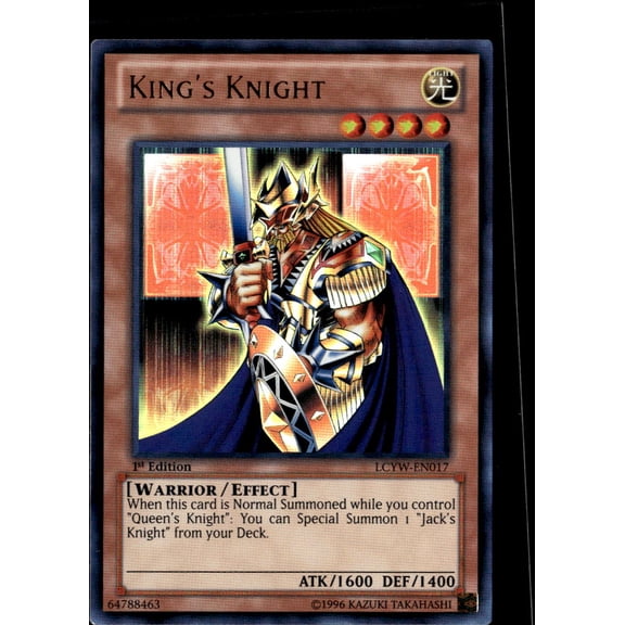 2012 Konami Legendary Collection 3: Yugi's World King's Knight 1st Edition