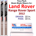 thumbnail image 1 of 2012 Land Rover Range Rover Sport Beam Blade Wipers (Set of 2), 1 of 3