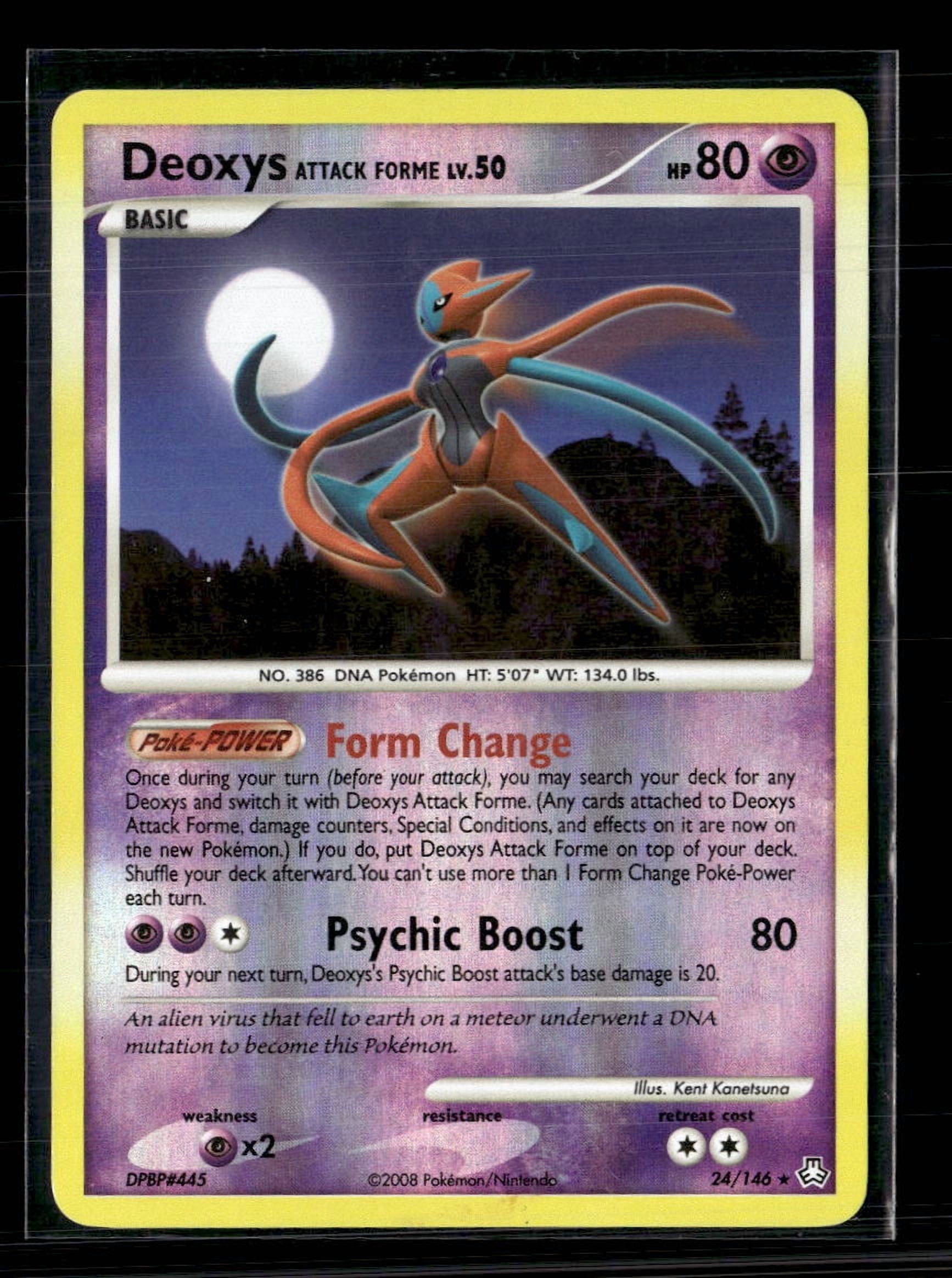 Deoxys Pokemon Card