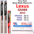 thumbnail image 1 of 2012 Lexus GX460 Beam Blade Wipers (Set of 3) w/Rear Wiper, 1 of 3