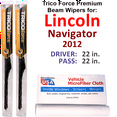 thumbnail image 1 of 2012 Lincoln Navigator Performance Beam Wipers (Set of 2), 1 of 3