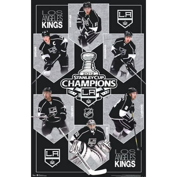2012 Los Angeles Kings Stanley Cup - Champs Poster Print (24 x 36)
