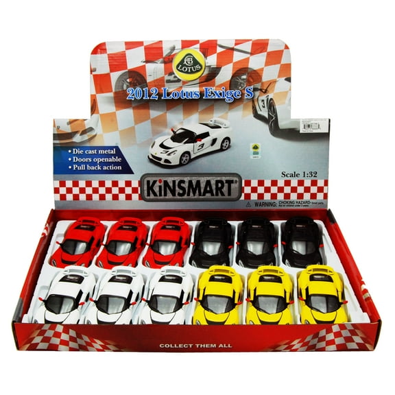 2012 Lotus Exige S #3 Diecast Car Package - Box of 12 1/32 scale Diecast Model Cars, Assorted Colors