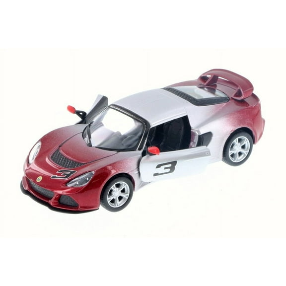 2012 Lotus Exige S #3, Fading Red - Kinsmart 5361DG - 1/32 Scale Diecast Model Toy Car