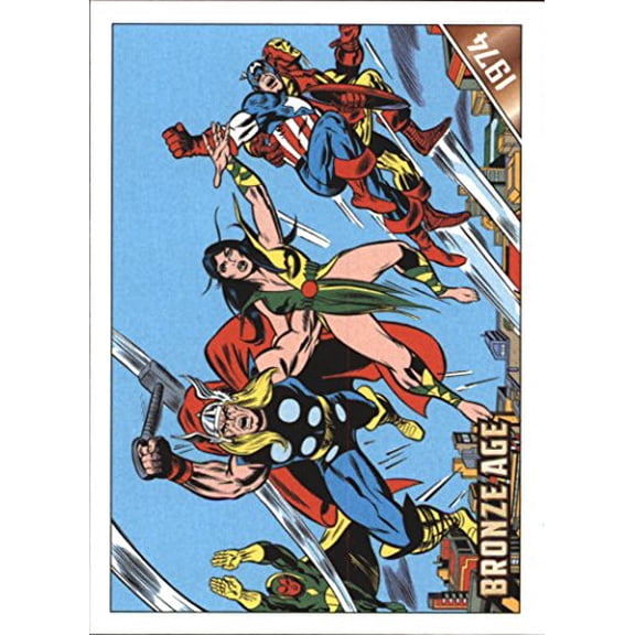 2012 Marvel Bronze Age #32 Giant Size Avengers #1 Official Trading Card