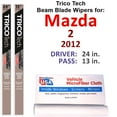 thumbnail image 1 of 2012 Mazda 2 Beam Blade Wipers (Set of 2), 1 of 4