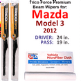 thumbnail image 1 of 2012 Mazda Model 3 Performance Beam Wipers (Set of 2), 1 of 3