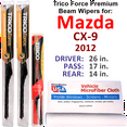 thumbnail image 1 of 2012 Mazda CX-9 Performance Beam Wipers (Set of 3) w/Rear Wiper, 1 of 3