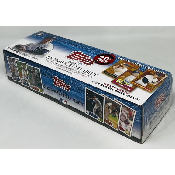 2012 Topps Baseball Set  Mickey Mantle Gold Chrome Cards