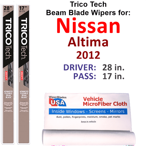 2012 Nissan Altima Beam Blade Wipers (Set of 2)