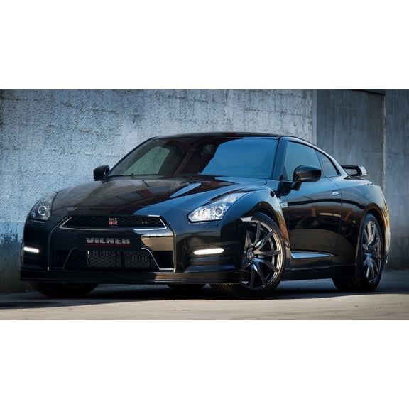 2012 Nissan GT R Starry Sky by Vilner Car - 24x36 Inch Laminated Poster - Stunning Detail and Bold Colors