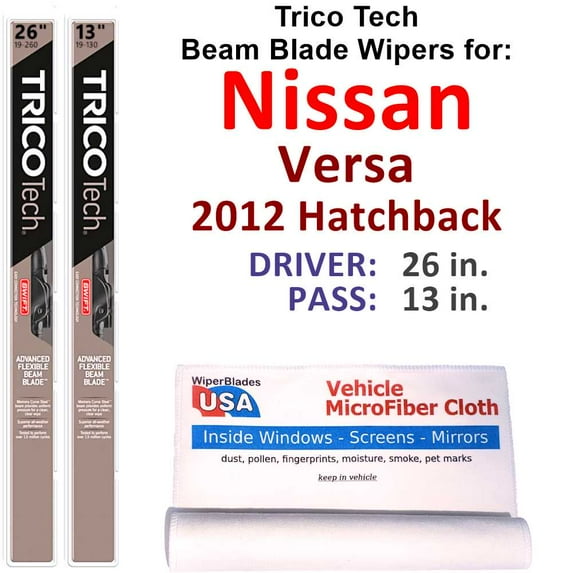 2012 Nissan Versa Beam Blade Wipers (Set of 2)